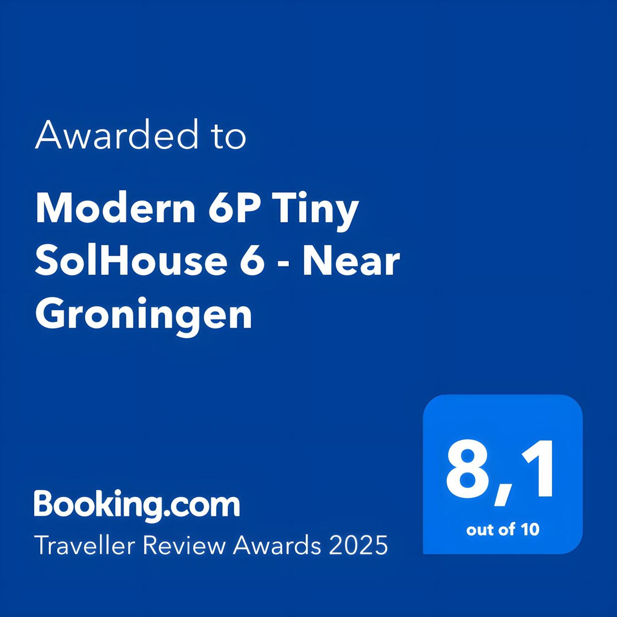 Villa Modern 6P Tiny Solhouse 6 - Near Groningen Kropswolde Exterior foto